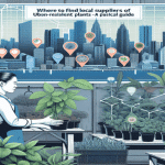 Gdzie znaleźć lokalnych dostawców roślin odpornych na warunki miejskie – praktyczny przewodnik