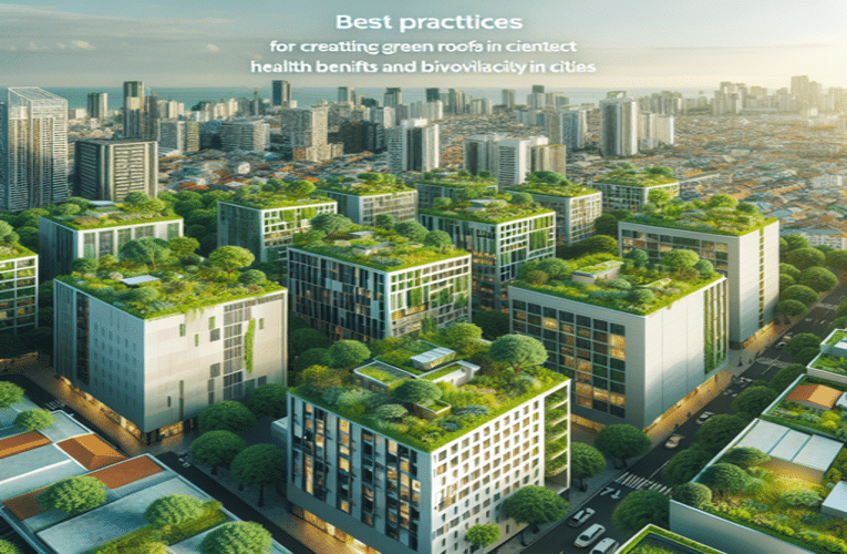 Najlepsze praktyki tworzenia zielonych dachów w kontekście korzyści zdrowotnych i bioróżnorodności w miastach
