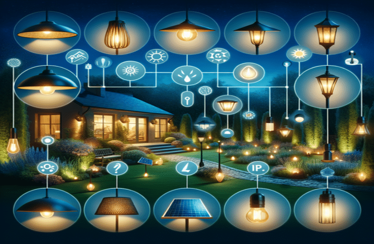Oświetlenie ogrodowe – jak wybrać odpowiednie lampy i zadbać o moc oraz ochronę ip